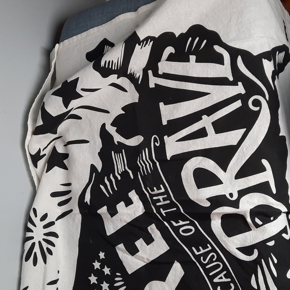 Wood Patriotic Frame Heart Ornament Kitchen Dish Towel Set American USA Military - Picture 12 of 13